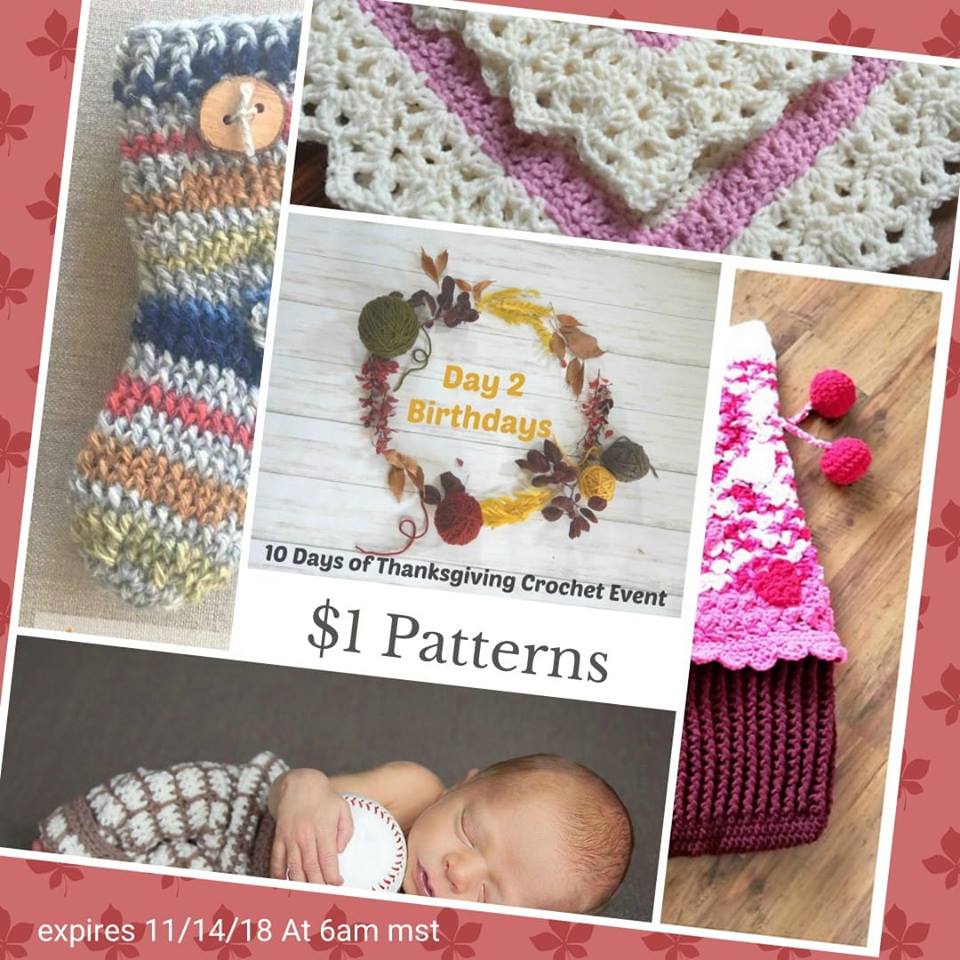 10 Days of Thanksgiving Crochet Event 2018 Day 2