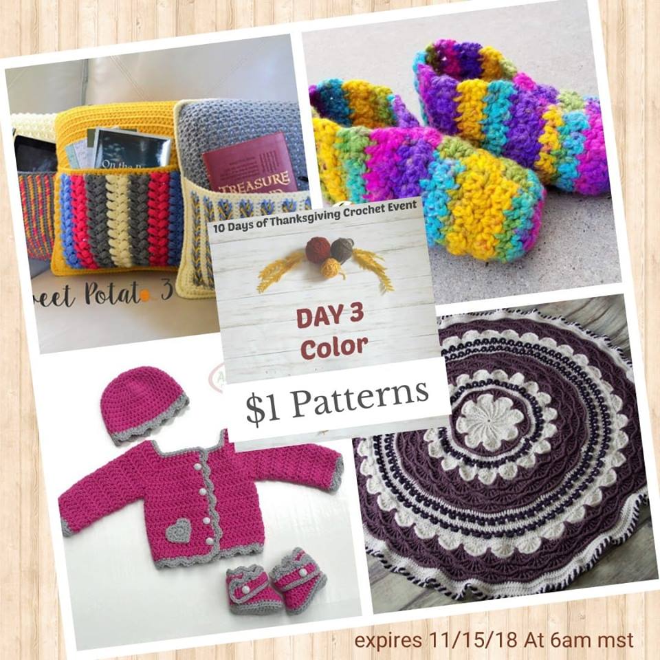 10 Days of Thanksgiving Crochet Event 2018 Day 3