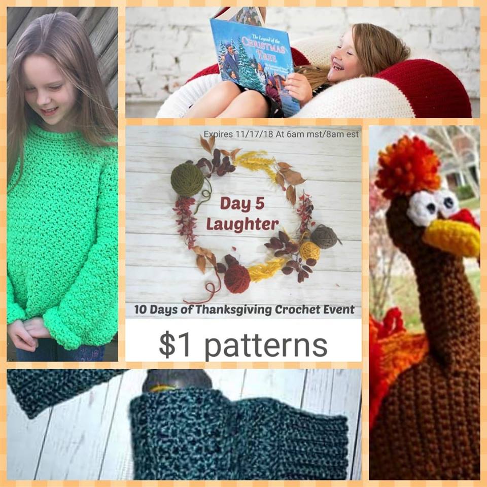 10 Days of Thanksgiving Crochet Event 2018 day 5