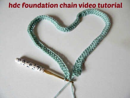 hdc foundation chain video tutorial by Crafting Friends Designs