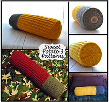 Shotgunshell Bolster Pillow crochet pattern