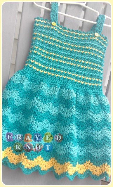 Stars & Stripes Toddler Sundress Crochet Pattern