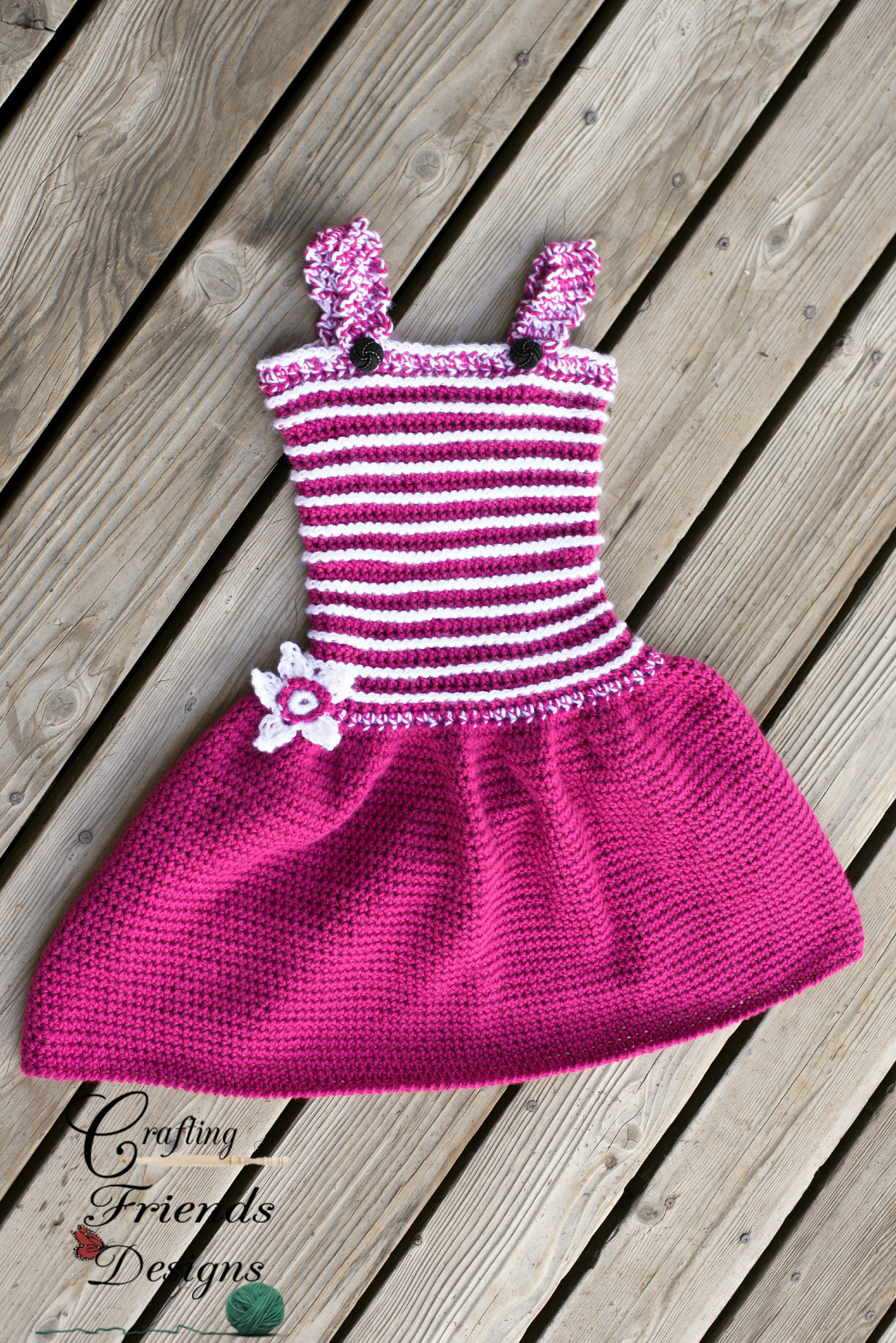 Crochet Pattern for the Child Sized Swirly Whirly Sundress