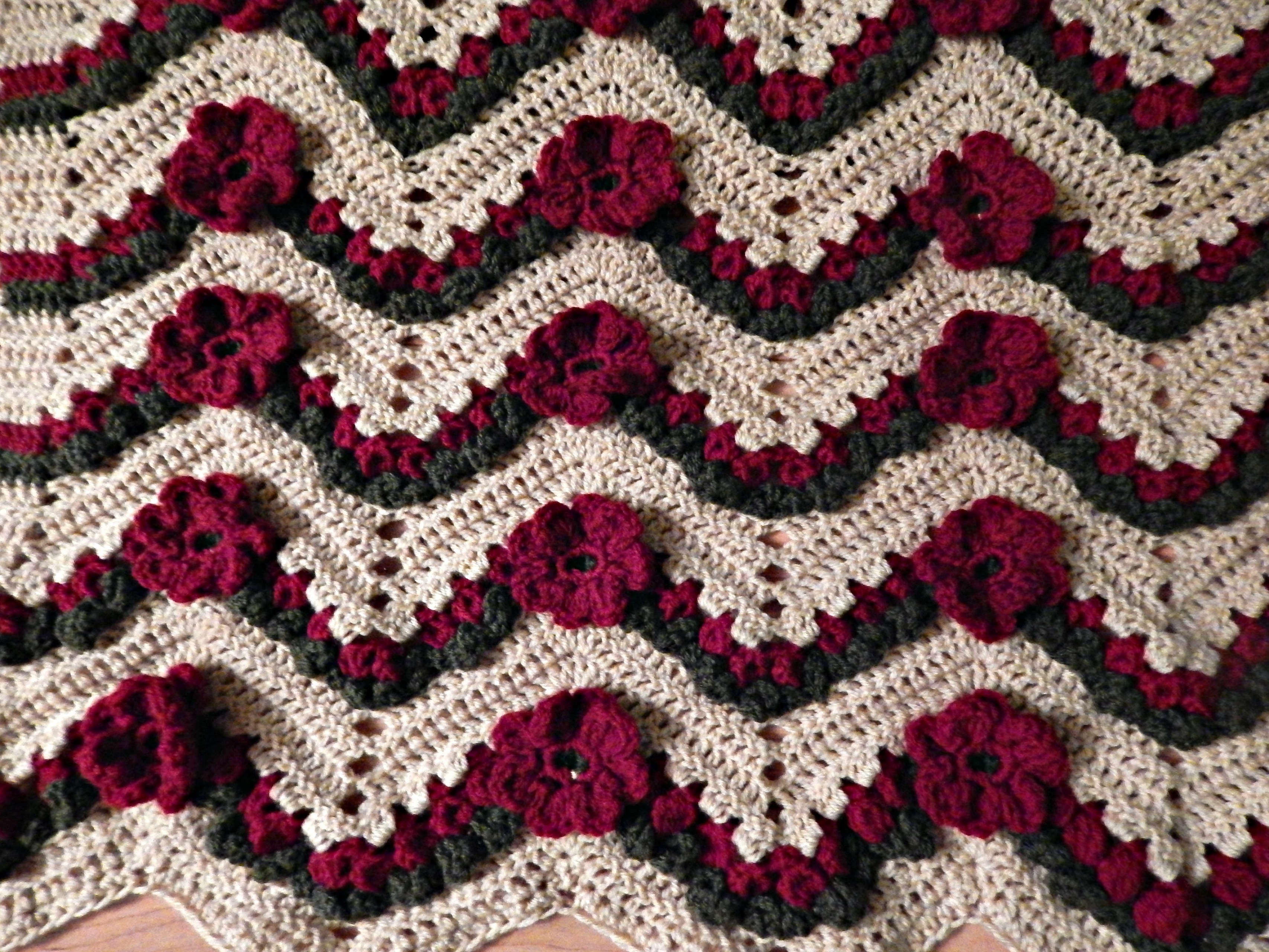 chevron afghan crochet pattern for beginners