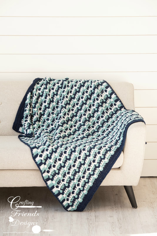 Sea Breeze Throw Crochet Pattern