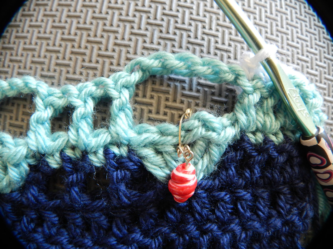 Sea Breeze Rectangle Pillow crochet pattern st 5